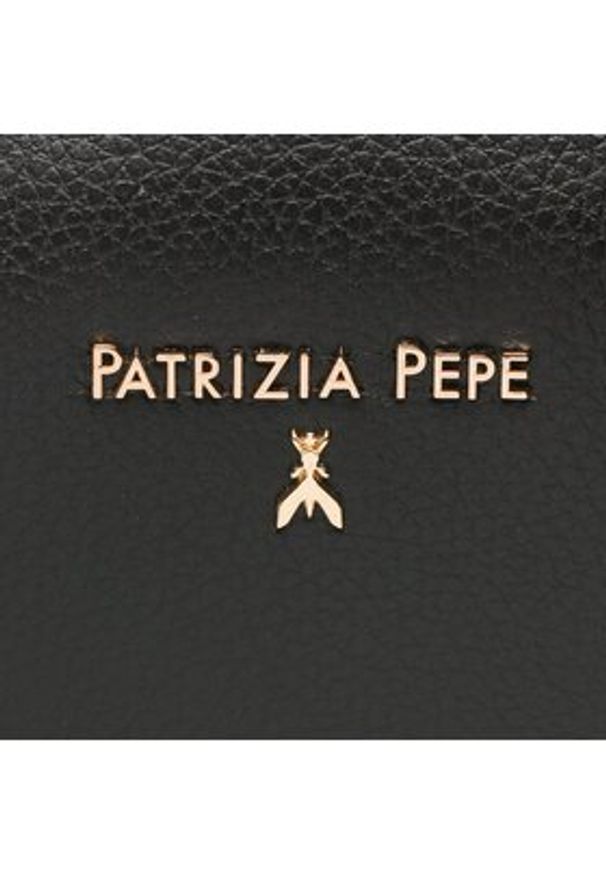 Patrizia Pepe Torebka CB0071/L001-K103 Czarny. Kolor: czarny. Materiał: skórzane