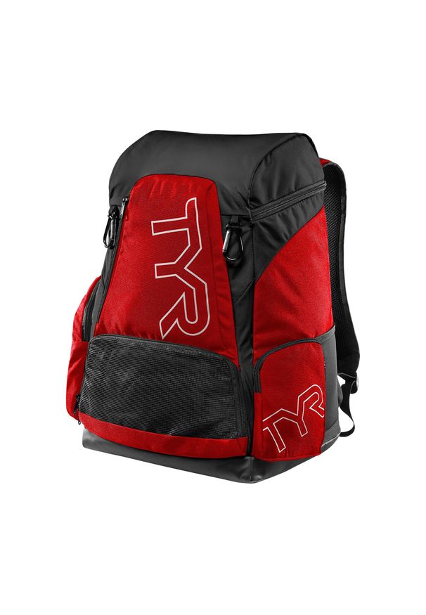 TYR - Plecak na basen unisex tyr alliance team backpack 45l. Kolor: czarny, czerwony, wielokolorowy. Materiał: poliester