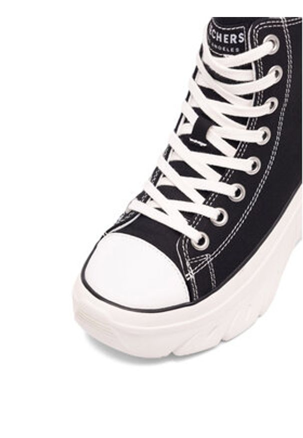 skechers - Skechers Sneakersy FUNKY STREET 177430 BLK Czarny. Kolor: czarny. Materiał: materiał
