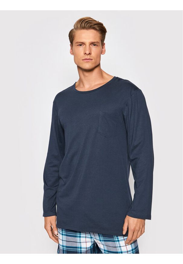 Cyberjammies Koszulka piżamowa Lewis 6638 Granatowy. Kolor: niebieski. Materiał: bawełna