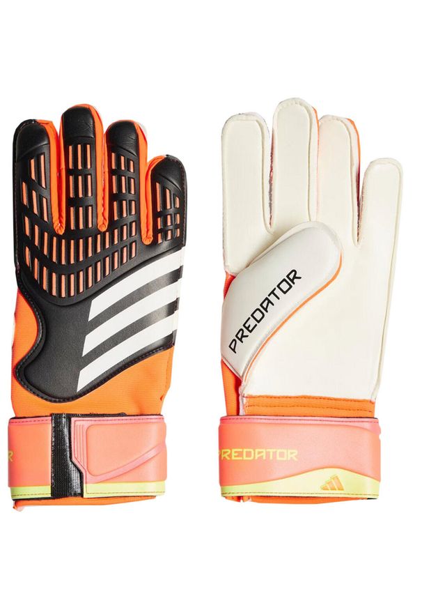Adidas - Rękawice bramkarskie adidas Predator MTC. Kolor: czarny, wielokolorowy, pomarańczowy. Sport: piłka nożna