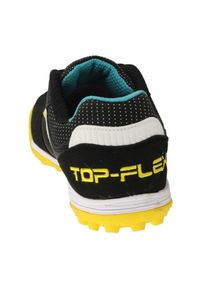 Buty piłkarskie Joma Top Flex 2301 Tf M TOPS2301TF czarne czarne. Zapięcie: sznurówki. Kolor: czarny. Materiał: skóra, syntetyk, guma. Sport: piłka nożna