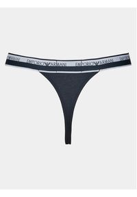 Emporio Armani Underwear Komplet 2 par stringów 164522 4R227 00135 Granatowy. Kolor: niebieski. Materiał: bawełna