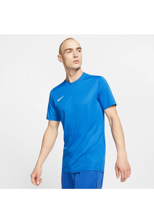 Koszulka piłkarska męska Nike Park Vii. Kolor: niebieski. Długość rękawa: krótki rękaw. Długość: krótkie. Sport: piłka nożna