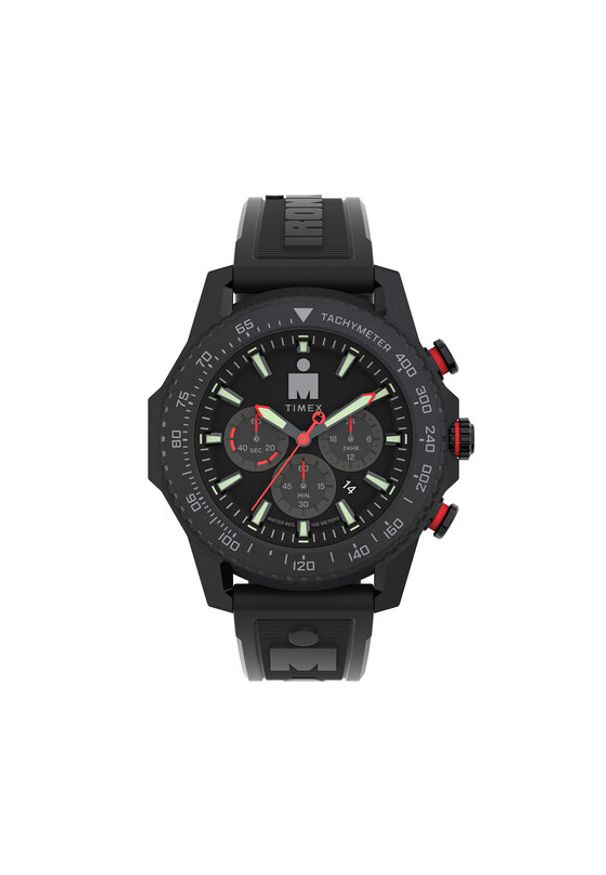 Timex Zegarek Ironman Finisher Adrenaline TW2W55400 Czarny. Kolor: czarny