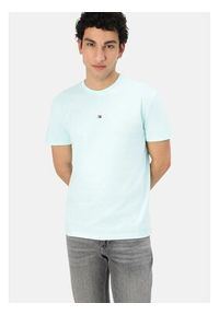 Tommy Jeans T-Shirt Linear Logo DM0DM20744 Zielony Regular Fit. Kolor: zielony. Materiał: bawełna #4