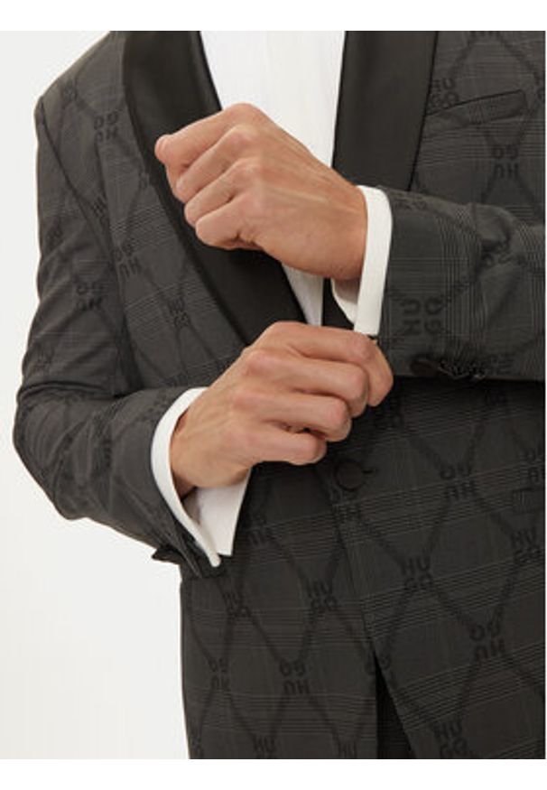 BOSS - Boss Garnitur Kris/Teagan244E1 50525122 Szary Modern Fit. Kolor: szary. Materiał: syntetyk
