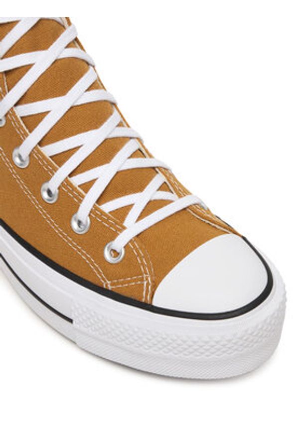Converse Trampki Chuck Taylor All Star Lift Platform A16103C Pomarańczowy. Kolor: pomarańczowy. Materiał: materiał. Obcas: na platformie