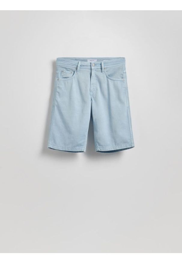 Reserved - Jeansowe szorty z lyocellem - niebieski. Kolor: niebieski. Materiał: jeans