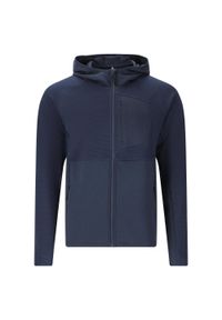 Bluza trekkingowa męska Whistler Langley Power Stretch. Kolor: szary, niebieski, wielokolorowy. Sport: turystyka piesza #1