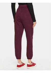 ViCOLO Spodnie dresowe TS0553 Bordowy Regular Fit. Kolor: czerwony. Materiał: bawełna, syntetyk #5