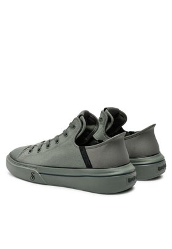 skechers - Skechers Sneakersy Snoop One-Boss Life Canvas 251026/OLV Khaki. Kolor: brązowy. Materiał: materiał