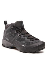 Trekkingi Mammut Ducan Mid Gtx GORE-TEX 3030-03541-00288-1075 Black/Dark Titanium. Kolor: czarny. Materiał: materiał. Technologia: Gore-Tex. Sport: turystyka piesza