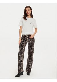 Vila T-Shirt Sybil 14097370 Biały Regular Fit. Kolor: biały. Materiał: bawełna #7