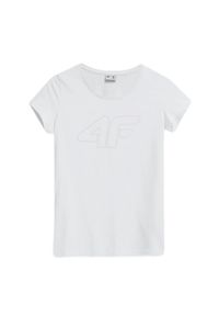 4f - Koszulka Damska 4F. Kolor: biały #1
