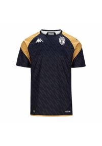 Kappa - Koszulka treningowa AS Monaco Aboupret Pro 7 2023/24. Kolor: wielokolorowy, żółty, czarny. Sport: piłka nożna #1