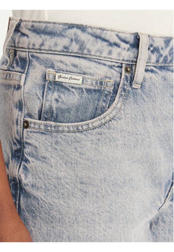 Guess Jeans Jeansy W6GA0D D5M57 Niebieski Straight Leg. Kolor: niebieski