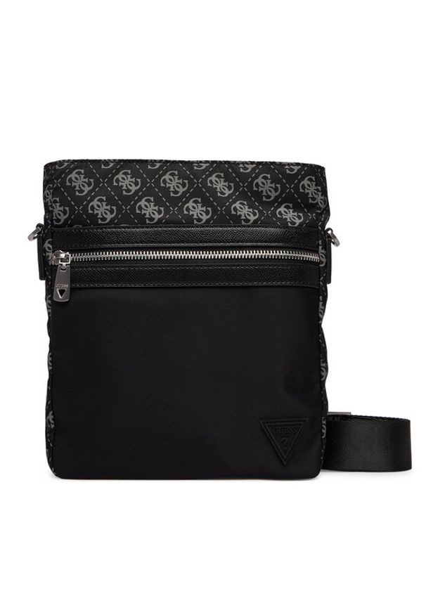 Guess Saszetka HMBENP P6123 Czarny. Kolor: czarny. Materiał: materiał