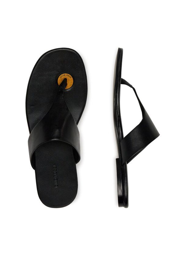 Gino Rossi Japonki ALAYA-119002 Czarny. Kolor: czarny. Materiał: skóra