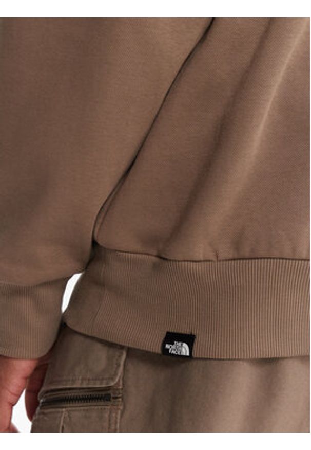 The North Face Bluza Simple Dome NF0A89FC Brązowy Regular Fit. Kolor: brązowy. Materiał: syntetyk