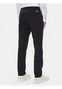 Tommy Jeans Chinosy Austin DM0DM19486 Czarny Slim Fit. Kolor: czarny. Materiał: bawełna #4