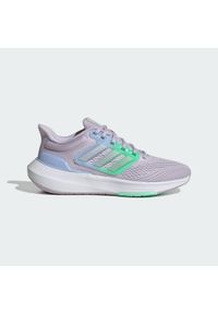 Adidas - Buty Ultrabounce. Kolor: szary, zielony, wielokolorowy. Materiał: materiał. Sport: bieganie