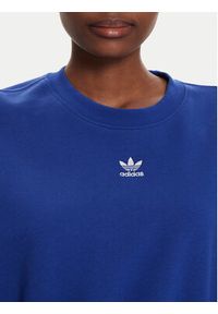 Adidas - adidas Bluza Adicolor Essentials Crew Sweatshirt IA6501 Niebieski Relaxed Fit. Kolor: niebieski. Materiał: bawełna #4