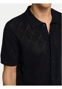 Selected Homme Koszula 16097564 Czarny Regular Fit. Kolor: czarny. Materiał: bawełna #6