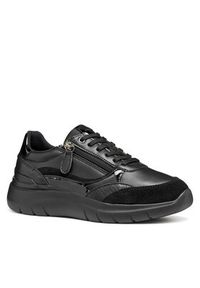Geox Sneakersy D Plummery D56YNE 05402 C9997 Czarny. Kolor: czarny. Materiał: skóra #5