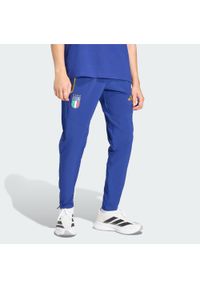 Adidas - Spodnie Italy Tiro Travel. Kolor: niebieski. Sport: piłka nożna #1