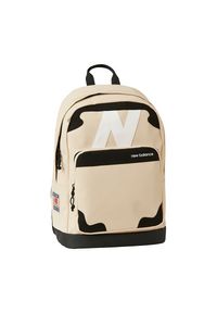 Plecak New Balance LAB21013CTU – beżowy. Kolor: beżowy. Materiał: materiał, poliester. Styl: casual #1