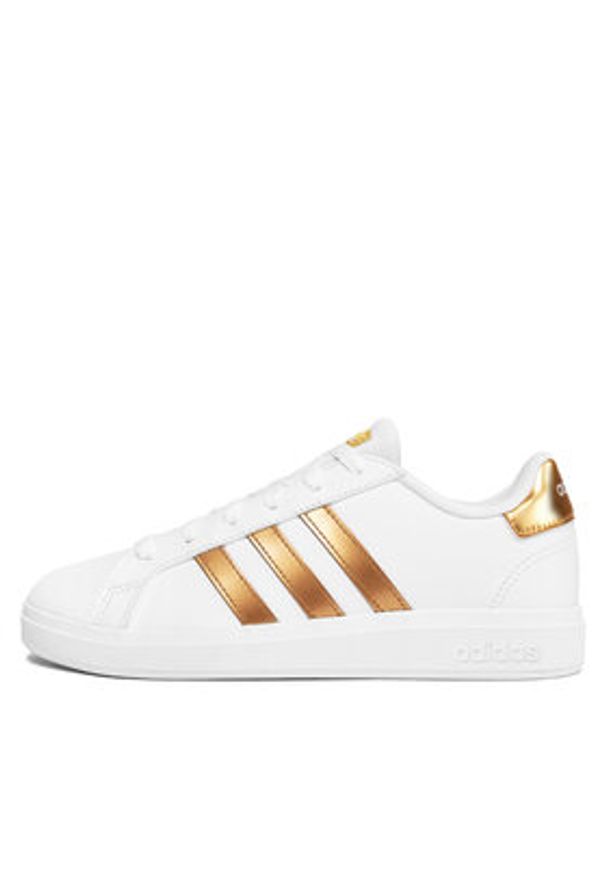 Adidas - adidas Sneakersy Grand Court Sustainable Lace GY2578 Biały. Kolor: biały. Materiał: skóra