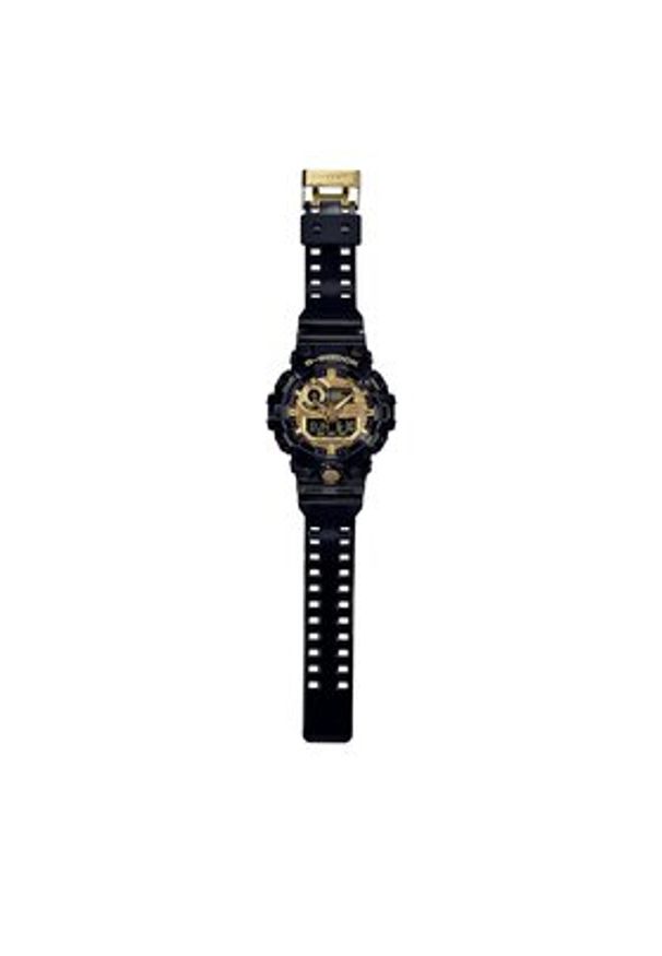 G-Shock Zegarek GA-710GB-1AER Czarny. Kolor: czarny. Materiał: syntetyk