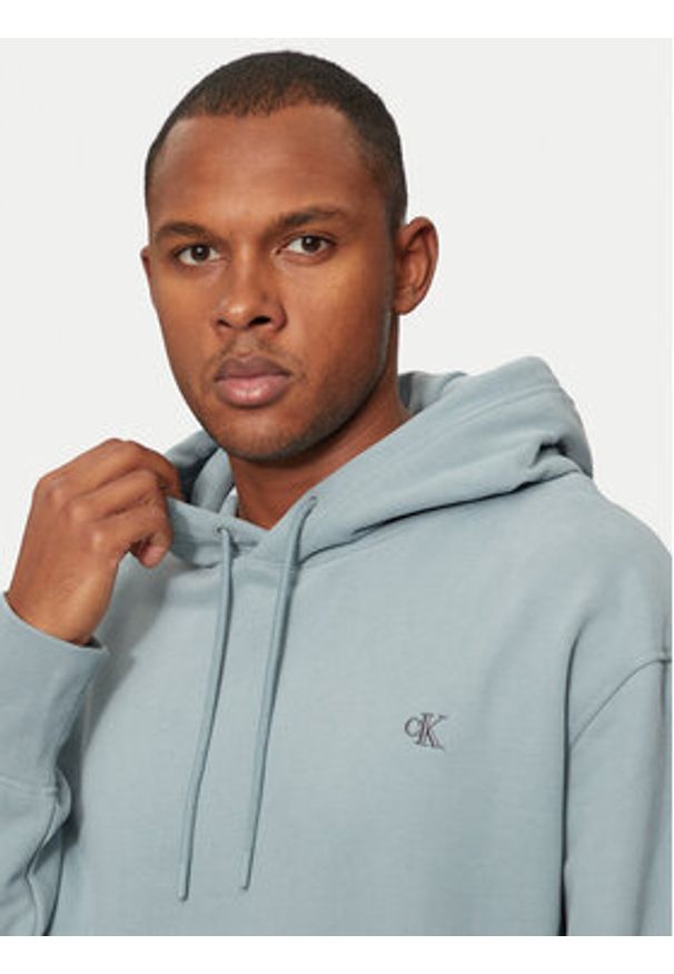 Calvin Klein Jeans Bluza J30J326748 Niebieski Regular Fit. Kolor: niebieski. Materiał: bawełna