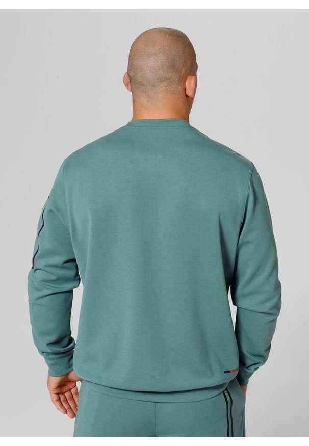 PITBULL - Bluza męska Pitbull Explorer. Typ kołnierza: kaptur. Kolor: zielony