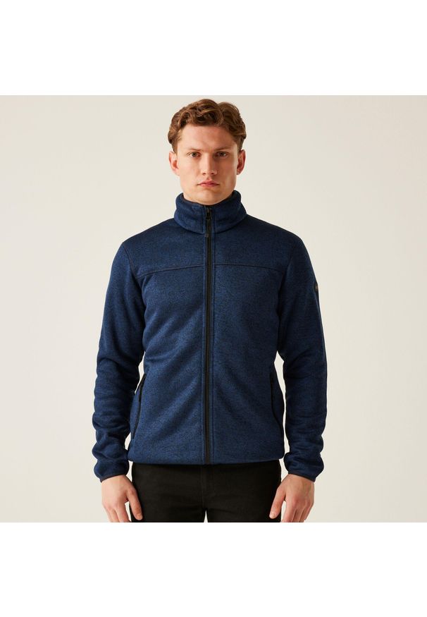 Regatta - Branleigh Męski polar turystyczny. Kolor: niebieski. Materiał: polar. Sport: turystyka piesza