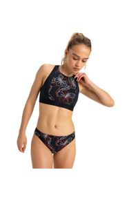 Roxy - Majtki bikini o średnim kryciu dla Kobiety ROXY ACTIVE. Kolor: szary. Materiał: nylon, elastan, materiał