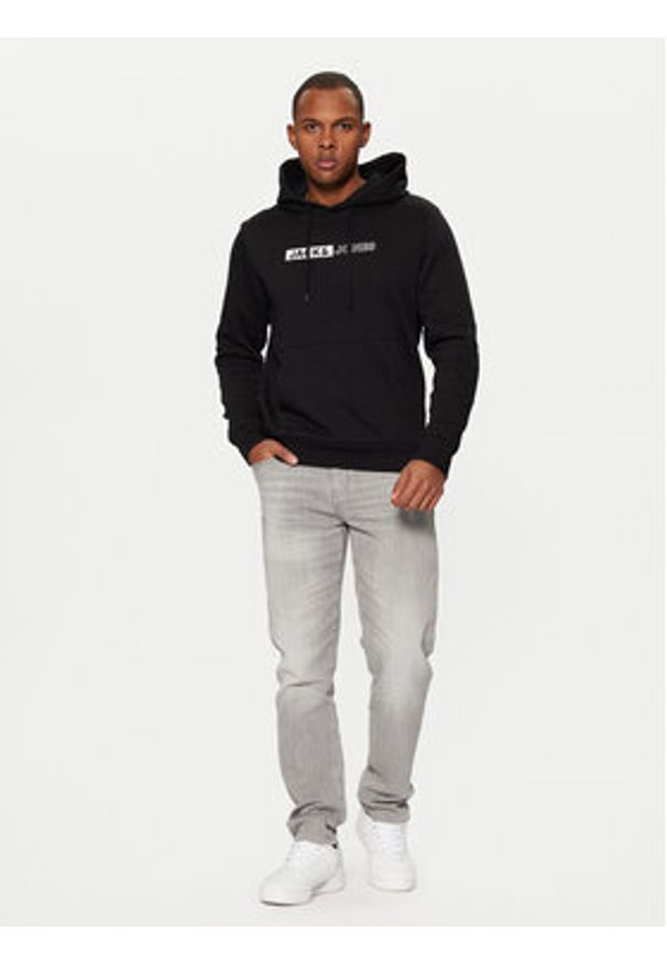 Jack & Jones Bluza 12233599 Czarny Regular Fit. Kolor: czarny. Materiał: syntetyk, bawełna