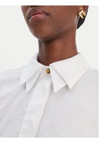 Elisabetta Franchi Koszula CA-141-61E2-V390 Biały Regular Fit. Kolor: biały. Materiał: bawełna #3