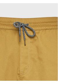 Volcom Szorty materiałowe Frickin Ew Short 19 A1012304 Khaki Regular Fit. Kolor: brązowy. Materiał: bawełna