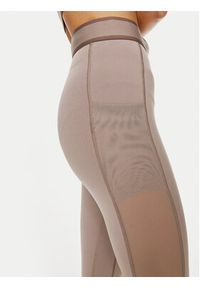 Calvin Klein Performance Legginsy 00GWF4L608 Beżowy Slim Fit. Kolor: beżowy. Materiał: syntetyk #3