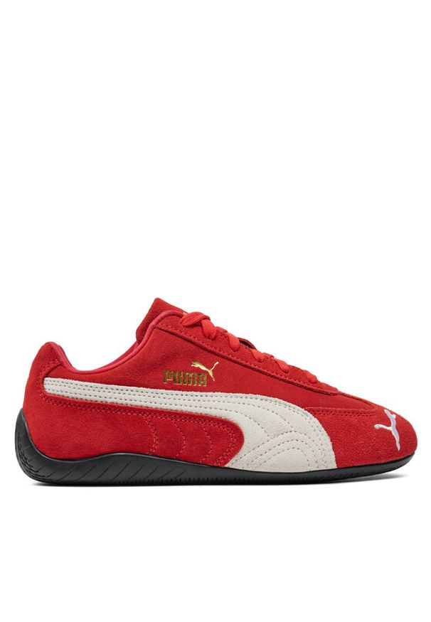 Puma Sneakersy Speedcat OG 398846 02 Czerwony. Kolor: czerwony. Materiał: skóra, zamsz