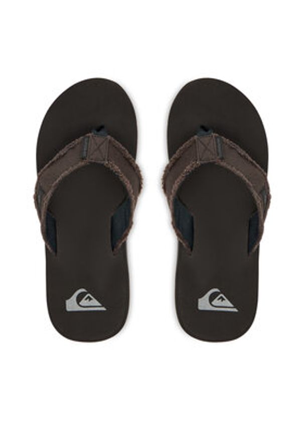 Quiksilver Japonki AQYL100047 Czarny. Kolor: czarny. Materiał: materiał