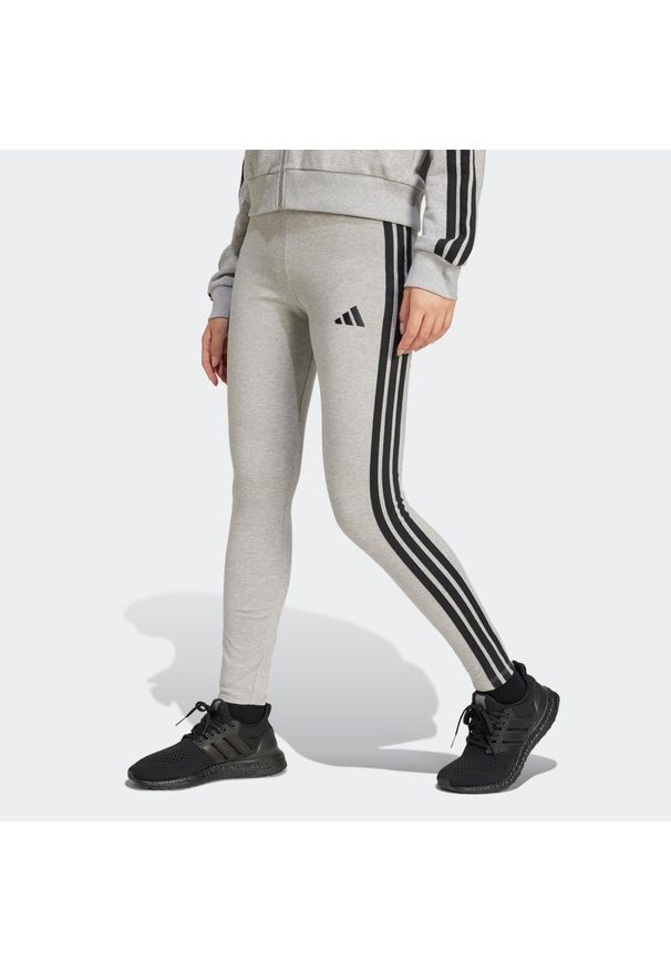 Adidas - Legginsy fitness damskie ADIDAS. Materiał: włókno, materiał, bawełna. Sport: fitness