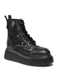 AGL Trzewiki Iggy D751563PGK62481013 Czarny. Kolor: czarny. Materiał: syntetyk #4