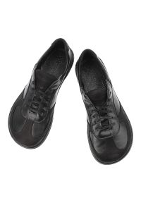Czarne Półbuty Wasak Skórzane Damskie Barefoot. Okazja: na co dzień. Kolor: czarny. Materiał: skóra. Styl: casual, elegancki #5