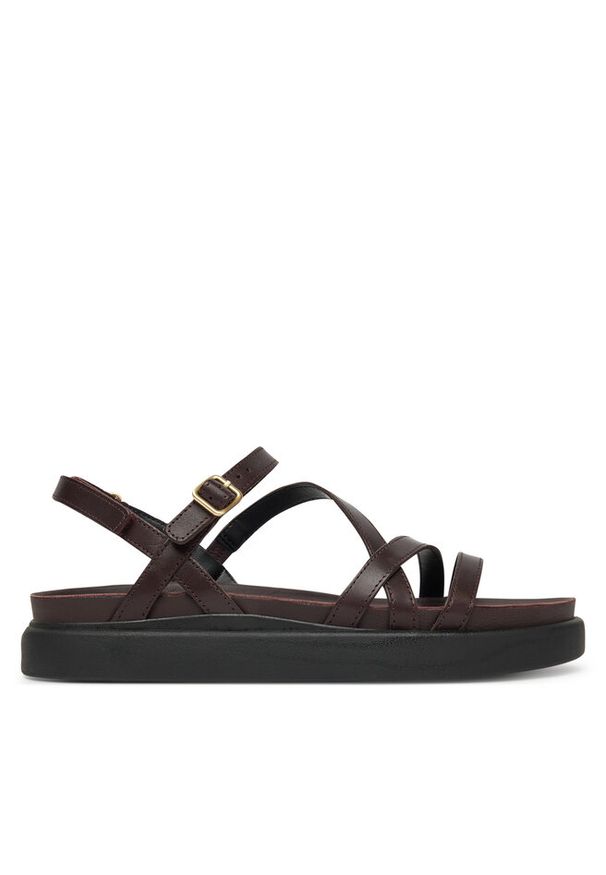 Sandały Clarks. Kolor: czerwony