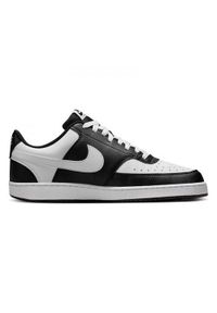 Buty do chodzenia męskie Nike Court Vision Low. Zapięcie: sznurówki. Kolor: biały, czarny, wielokolorowy. Materiał: guma, skóra, syntetyk, materiał, tkanina. Szerokość cholewki: normalna. Model: Nike Court. Sport: turystyka piesza