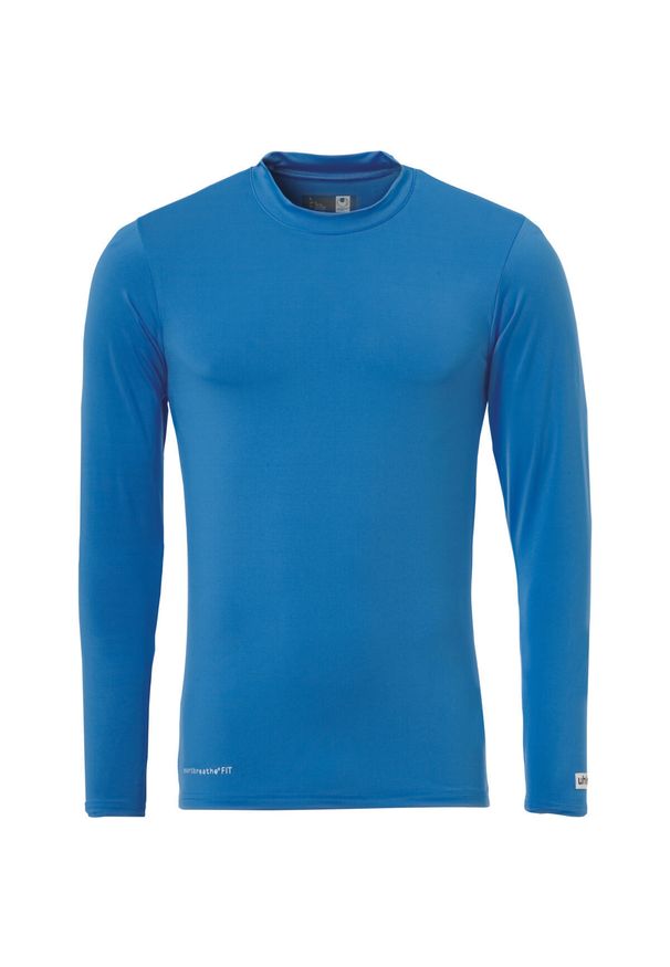 UHLSPORT - Bluza dziecięca Uhlsport Distinction Colors Baselayer. Kolor: niebieski. Sezon: zima, jesień. Sport: joga i pilates