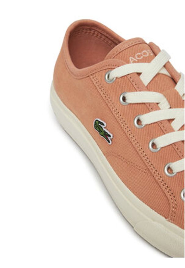 Lacoste Tenisówki 7-49CFA0012 Różowy. Kolor: różowy. Materiał: materiał